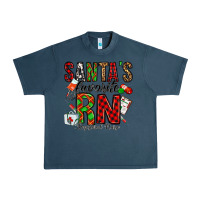 Midnight Navy santa's favorite rn Urban Heavy Tee - Jasminsmagicworld