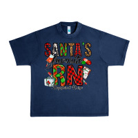 Navy santa's favorite rn Urban Heavy Tee - Jasminsmagicworld
