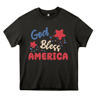 Asphalt god bless america Heavy Core Tee - MaliasSmallBusiness
