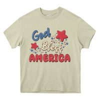 Mossy god bless america Heavy Core Tee - MaliasSmallBusiness