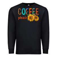Black coffee please western doodle letters Premium Sweatshirt - FaDigitalArtStudio