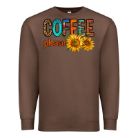 Chestnut coffee please western doodle letters Premium Sweatshirt - FaDigitalArtStudio