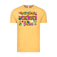 Vintage Mustard everyone deserves love Vintage Tee - Artiststas