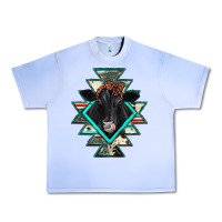 Grape Ice black angus cowhide aztec Urban Heavy Tee - JahusDesignShop