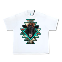 White black angus cowhide aztec Urban Heavy Tee - JahusDesignShop