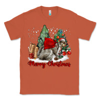 Copper Merry Christmas Gray Squirrel Classic Tee - LillyAllenDesigns