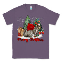 Lavender Merry Christmas Gray Squirrel Classic Tee - LillyAllenDesigns
