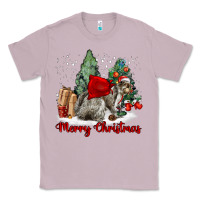 Lilac Merry Christmas Gray Squirrel Classic Tee - LillyAllenDesigns