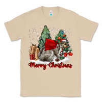 Mushroom Merry Christmas Gray Squirrel Classic Tee - LillyAllenDesigns