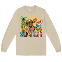 Mushroom My first summer baby cow Long Sleeve Tee - NancyCooperArtShop
