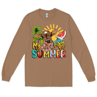 Toasted Coconut My first summer baby cow Long Sleeve Tee - NancyCooperArtShop