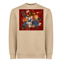 Wizard Kids With Glitter Heavyweight Sweatshirt | Teevron