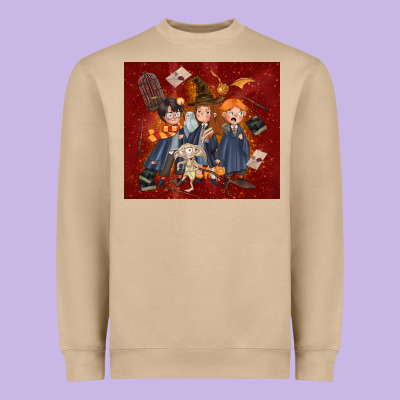 Wizard Kids With Glitter Heavyweight Sweatshirt Designed By Tumblerdesignbyshophia