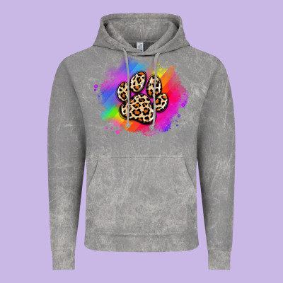 Pride Dog Paw Vintage Hoodie Designed By Artiststas