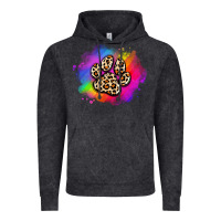 Vintage Black pride dog paw Vintage Hoodie - Artiststas