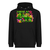 Black loads of luck Heavyweight Hoodie - FaDigitalArtStudio