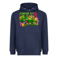 Navy loads of luck Heavyweight Hoodie - FaDigitalArtStudio
