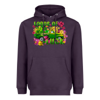 Plum loads of luck Heavyweight Hoodie - FaDigitalArtStudio