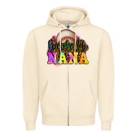 Sandshell baseball nana Zipper Hoodie - OliviaCreatesArt