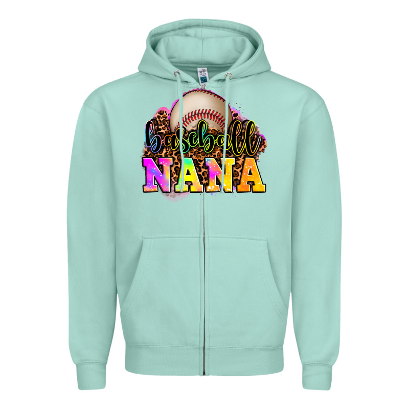 Baseball Nana Zipper Hoodie by OliviaCreatesArt | Teevron