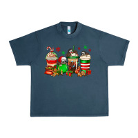 Midnight Navy christmas sloth coffee cups Urban Heavy Tee - Jasminsmagicworld