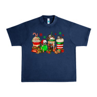 Navy christmas sloth coffee cups Urban Heavy Tee - Jasminsmagicworld