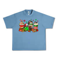 Pebble Blue christmas sloth coffee cups Urban Heavy Tee - Jasminsmagicworld