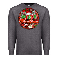 Charcoal Heather Merry christmas Premium Sweatshirt - FaDigitalArtStudio