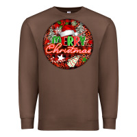 Chestnut Merry christmas Premium Sweatshirt - FaDigitalArtStudio