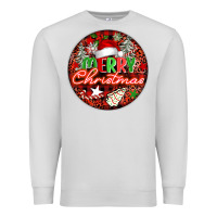 Dove Grey Merry christmas Premium Sweatshirt - FaDigitalArtStudio