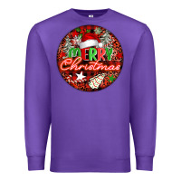 Purple Merry christmas Premium Sweatshirt - FaDigitalArtStudio