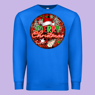 Merry Christmas Premium Sweatshirt Designed By Fadigitalartstudio