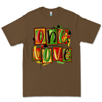 Cacao one love juneteenth Premium Tee - MaliasSmallBusiness