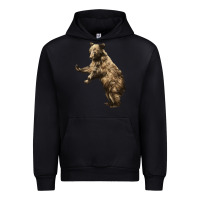 Foreset Green Brown Bear Cub Urban Hoodie - LillyAllenDesigns