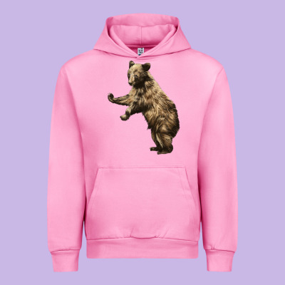Brown Bear Cub Urban Hoodie Designed By Lillyallendesigns