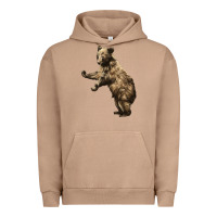 Pigment Burro Brown Bear Cub Urban Hoodie - LillyAllenDesigns