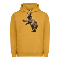Pigment Peanut Butter Brown Bear Cub Urban Hoodie - LillyAllenDesigns