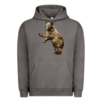 Pigment Tornado Brown Bear Cub Urban Hoodie - LillyAllenDesigns