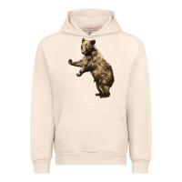 Sandshell Brown Bear Cub Urban Hoodie - LillyAllenDesigns