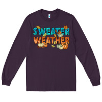Plum weather Long Sleeve Tee - texasbilliewilder