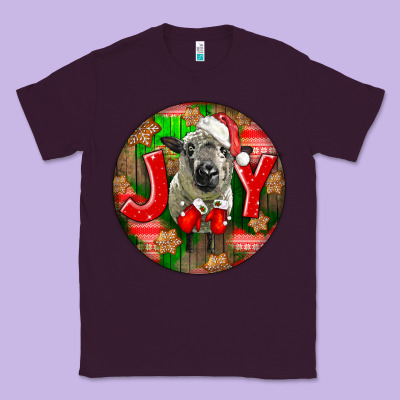 Christmas Hampshire Sheep Classic Tee Designed By Lillyallendesigns