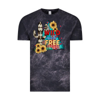 Cloud Black Wıld and Free Vintage Tee - JahusDesignShop