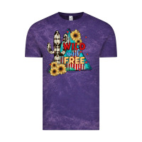 Cloud Purple Wıld and Free Vintage Tee - JahusDesignShop