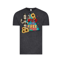 Vintage Black Wıld and Free Vintage Tee - JahusDesignShop