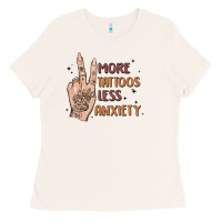 Bone more tattoos less anxiety Ladies Tee - MaliasSmallBusiness