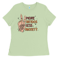 Matcha more tattoos less anxiety Ladies Tee - MaliasSmallBusiness