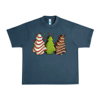 Midnight Navy Christmas cakes Urban Heavy Tee - Jasminsmagicworld