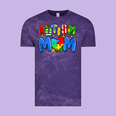 Autism Mom Vintage Tee Designed By Artiststas