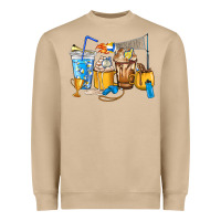 Mushroom Volleyball coffee cups Heavyweight Sweatshirt - HowdyJamesFarm