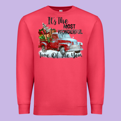 It's The Most Wonderful Time Of The Year Premium Sweatshirt Designed By Fadigitalartstudio
